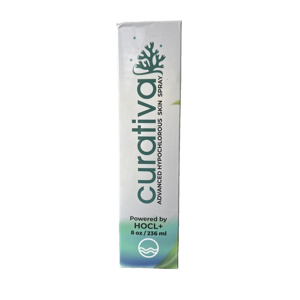 Curativa Bay Advanced Hypochlorous Skin Spray  Organic 8 oz/ 236 ml NEW Sealed